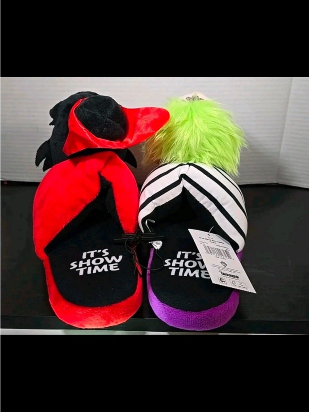 Plush slippers